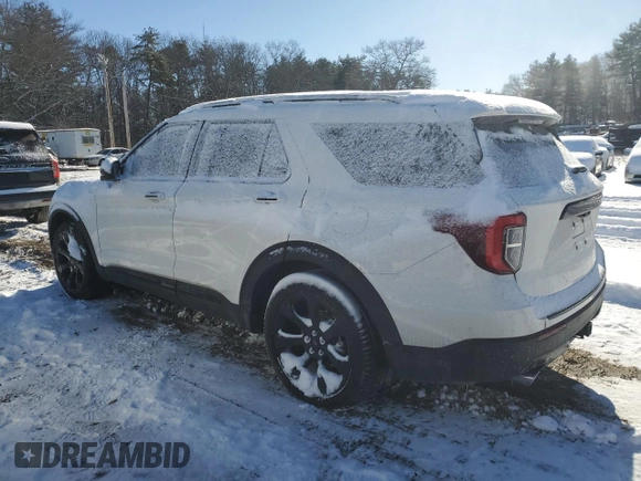 2023 Ford Explorer ST-Line with VIN 1FMSK7KH9PGB66724, listed as a Copart auction lot 88628685 with 0 mi miles and Non Repairable. Bid and sale history available at carsss.com. Image 2.