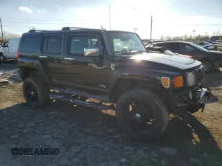 2008 Hummer H3 Luxury z VIN 5GTEN43E588196545, wystawiony jako Copart lot #45477415 z przebiegiem 193 982 mil mil oraz Szkoda całkowita • Salvage title. Historia ofert i sprzedaży dostępna na DreamBid. Obrazek 4.