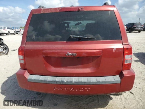 2008 Jeep Patriot Sport with VIN 1J8FT28W18D799581, listed as a Copart auction lot 50605455 with 142,809 mi miles and Salvage Title. Bid and sale history available at carsss.com. Image 6.