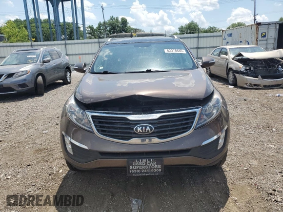 2013 Kia Sportage EX с VIN KNDPCCA27D7531426, выставлен на аукционе Copart как лот 62378835 с пробегом Не указан миль и Списание • Salvage title. История ставок и продаж доступна на DreamBid. Изображение 5.
