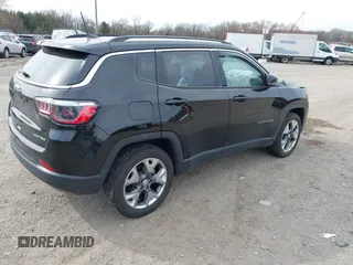 2021 Jeep Compass Limited with VIN 3C4NJDCB0MT534437, listed as a IAAI auction lot 41847006 with 38,782 mi miles and . Bid and sale history available at carsss.com. Image 4.