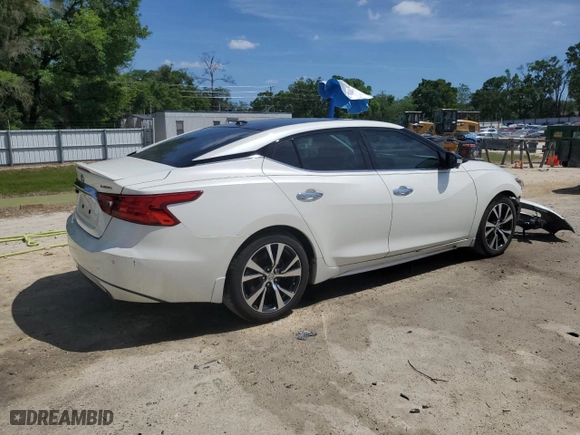 2017 Nissan Maxima SV with VIN 1N4AA6APXHC380979, listed as a Copart auction lot 51933945 with 204,159 mi miles and Salvage Title. Bid and sale history available at carsss.com. Image 3.