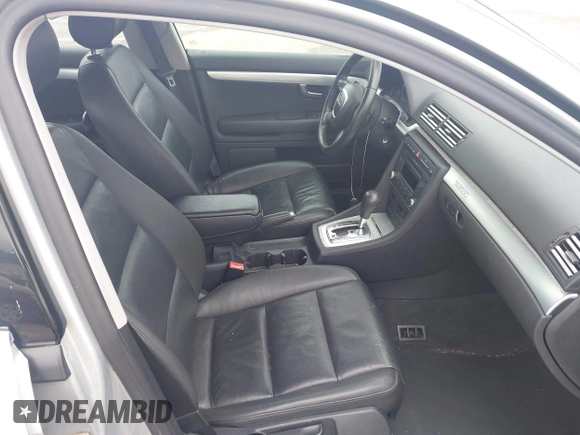 2008 Audi A4 2.0T with VIN WAUDF78E48A169711, listed as a IAAI auction lot 42308726 with 132,916 mi miles and . Bid and sale history available at DreamBid. Image 5.