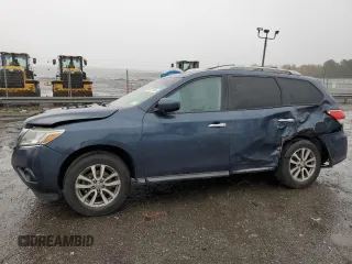 2015 Nissan Pathfinder SV with VIN 5N1AR2MM3FC710502, listed as a Copart auction lot 51358725 with 106,979 mi miles and Non Repairable. Bid and sale history available at carsss.com. Image 1.
