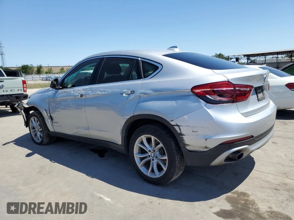 2016 BMW X6 xDrive35i with VIN 5UXKU2C56G0N83750, listed as a Copart auction lot 49053393 with 123,914 mi miles. Bid and sale history available at carsss.com. Image 2.