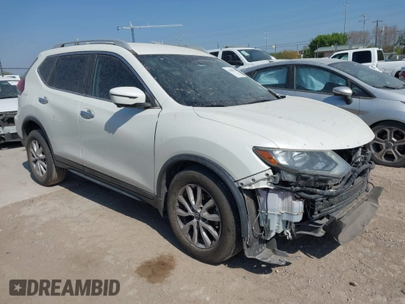 2018 Nissan Rogue SV with VIN 5N1AT2MT2JC702411, listed as a IAAI auction lot 41860534 with 87,997 mi miles and . Bid and sale history available at carsss.com. Image 1.