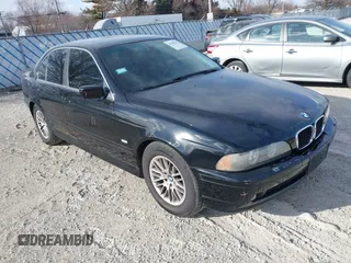 2003 BMW 5 Series 530iA with VIN WBADT63443CK45443, listed as a IAAI auction lot 41380177 with 156,472 mi miles. Bid and sale history available at carsss.com. Image 1.