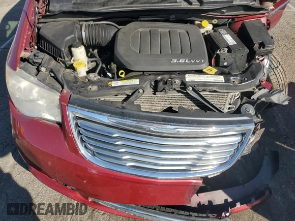 2012 Chrysler Town & Country Touring L with VIN 2C4RC1CG9CR393245, listed as a Copart auction lot 74832194 with 159,998 mi miles and Salvage Title. Bid and sale history available at carsss.com. Image 13.