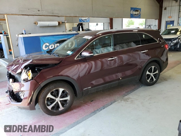 2018 Kia Sorento EX z VIN 5XYPHDA53JG395215, wystawiony jako Copart lot #63330825 z przebiegiem 71 799 mil mil oraz Szkoda całkowita • Salvage title. Historia ofert i sprzedaży dostępna na DreamBid. Obrazek 1.