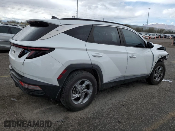 2022 Hyundai Tucson SEL with VIN 5NMJB3AE6NH029908, listed as a Copart auction lot 47943585 with 65,542 mi miles and Salvage Title. Bid and sale history available at carsss.com. Image 3.