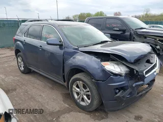 2013 Chevrolet Equinox LT with VIN 2GNALDEK5D6401934, listed as a IAAI auction lot 42101670 with 120,080 mi miles. Bid and sale history available at carsss.com. Image 1.
