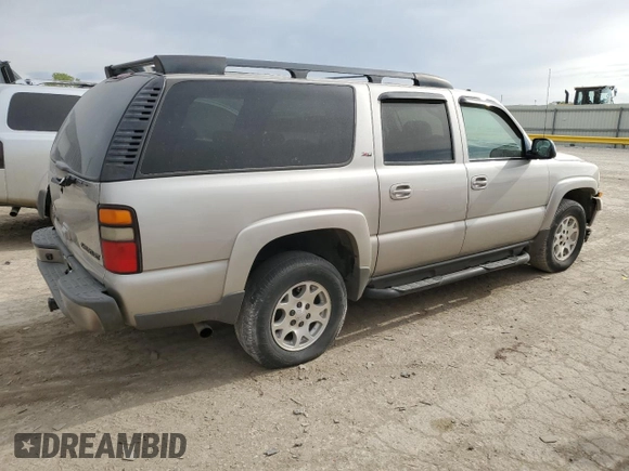 2005 Chevrolet Suburban Z71 with VIN 3GNFK16ZX5G110659, listed as a Copart auction lot 51700115 with 223,329 mi miles and Salvage title. Bid and sale history available at DreamBid. Image 3.