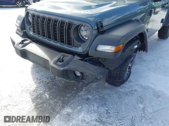 2024 Jeep Wrangler Sport S with VIN 1C4PJXDN2RW306332, listed as a IAAI auction lot 41036573 with 1,785 mi miles and . Bid and sale history available at DreamBid. Image 6.