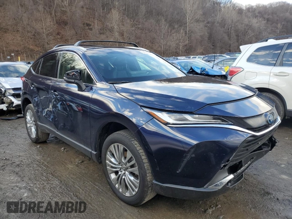 2022 Toyota Venza LE with VIN JTEAAAAH7NJ104896, listed as a Copart auction lot 37657884 with 0 mi miles. Bid and sale history available at carsss.com. Image 4.