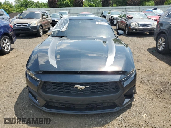 2024 Ford Mustang EcoBoost with VIN 1FA6P8TH7R5105582, listed as a Copart auction lot 62983705 with 14,984 mi miles and Salvage title. Bid and sale history available at DreamBid. Image 5.