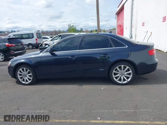 2013 Audi A4 Premium Plus with VIN WAUFFAFL1DN041923, listed as a IAAI auction lot 41993924 with 147,742 mi miles. Bid and sale history available at carsss.com. Image 14.