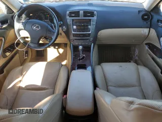 2007 Lexus IS 250 z VIN JTHBK262272043761, wystawiony jako Copart lot #57320445 z przebiegiem 97 332 mil mil oraz Szkoda całkowita • Salvage title. Historia ofert i sprzedaży dostępna na DreamBid. Obrazek 8.