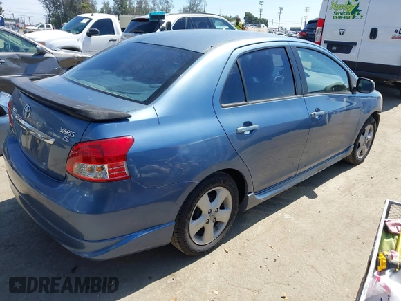 2008 Toyota Yaris with VIN JTDBT923781272417, listed as a IAAI auction lot 41880886 with 243,453 mi miles. Bid and sale history available at carsss.com. Image 4.
