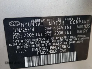 2014 Hyundai Elantra GT with VIN KMHD35LH5EU216672, listed as a Copart auction lot 68671644 with 114,625 mi miles and Salvage Title. Bid and sale history available at carsss.com. Image 14.