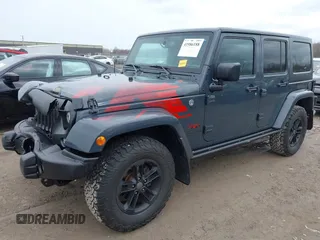 2017 Jeep Wrangler Unlimited Sahara with VIN 1C4BJWEG3HL569143, listed as a IAAI auction lot 41986188 with 27,495 mi miles. Bid and sale history available at carsss.com. Image 17.
