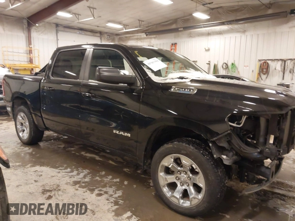 2022 Ram 1500 Big Horn with VIN 1C6SRFFTXNN419008, listed as a IAAI auction lot 41565394 with 26,003 mi miles. Bid and sale history available at carsss.com. Image 1.