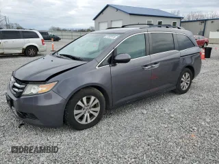 2015 Honda Odyssey EX with VIN 5FNRL5H4XFB116772, listed as a Copart auction lot 51952915 with 192,554 mi miles and Salvage Title. Bid and sale history available at DreamBid. Image 1.