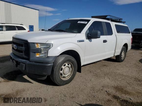 2016 Ford F-150 XL with VIN 1FTEX1C8XGKF13375, listed as a Copart auction lot 50777185 with 226,712 mi miles and Salvage Title. Bid and sale history available at carsss.com. Image 1.