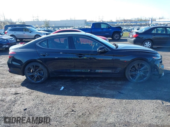 2023 Genesis G70 2.0T z VIN KMTG34TA8PU110168, wystawiony jako IAAI lot #41924246 z przebiegiem 117 927 mil mil oraz . Historia ofert i sprzedaży dostępna na DreamBid. Obrazek 13.