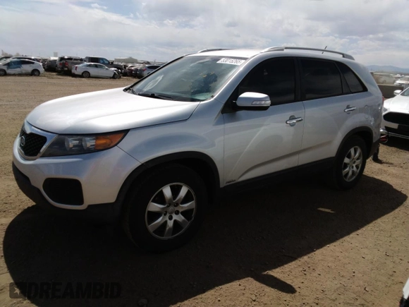 2013 Kia Sorento LX with VIN 5XYKTDA2XDG310583, listed as a Copart auction lot 53015265 with 167,009 mi miles and Non repairable. Bid and sale history available at DreamBid. Image 1.