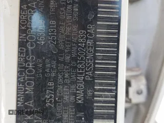 2018 Kia Optima EX z VIN KNAGU4LE8J5024839, wystawiony jako Copart lot #58423325 z przebiegiem Nie podano mil oraz Szkoda całkowita • Salvage title. Historia ofert i sprzedaży dostępna na DreamBid. Obrazek 12.