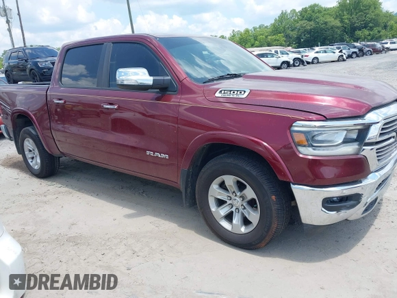 2019 Ram 1500 Laramie z VIN 1C6SRFJTXKN652650, wystawiony jako IAAI lot #42553987 z przebiegiem 78 609 mil mil oraz . Historia ofert i sprzedaży dostępna na DreamBid. Obrazek 1.