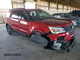 2018 Ford Explorer Sport z VIN 1FM5K8GT3JGC00616, wystawiony jako Copart lot #57311245 z przebiegiem 79 228 mil mil oraz Szkoda całkowita • Salvage title. Historia ofert i sprzedaży dostępna na DreamBid. Obrazek 4.