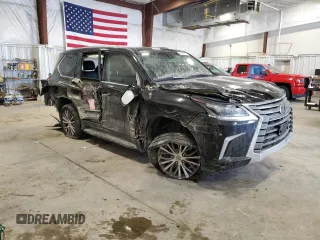 2019 Lexus LX with VIN JTJHY7AX3K4290825, listed as a Copart auction lot 46424175 with 87,011 mi miles and Salvage Title. Bid and sale history available at carsss.com. Image 4.