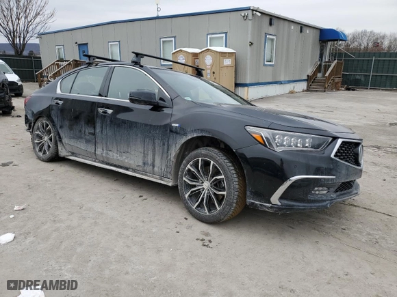 2018 Acura RLX Sport Hybrid w/Advance Pkg with VIN JH4KC2F98JC000408, listed as a Copart auction lot 44010815 with 94,536 mi miles and Salvage Title. Bid and sale history available at carsss.com. Image 4.
