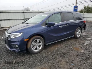 2019 Honda Odyssey EX-L with VIN 5FNRL6H78KB053679, listed as a Copart auction lot 85165274 with 45,371 mi miles and Salvage Title. Bid and sale history available at DreamBid. Image 1.