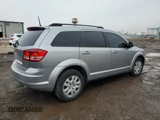 2018 Dodge Journey SE with VIN 3C4PDCAB0JT496779, listed as a Copart auction lot 46481655 with 58,045 mi miles and Salvage Title. Bid and sale history available at carsss.com. Image 3.