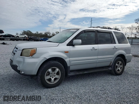 2008 Honda Pilot EX-L with VIN 5FNYF28798B004334, listed as a Copart auction lot 87737055 with 216,630 mi miles and Salvage Title. Bid and sale history available at DreamBid. Image 1.