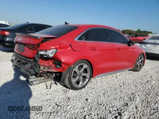 2023 Audi S3 Prestige z VIN WAUJ3DGY1PA035419, wystawiony jako Copart lot #48061495 z przebiegiem 33 488 mil mil oraz Szkoda całkowita • Salvage title. Historia ofert i sprzedaży dostępna na DreamBid. Obrazek 3.