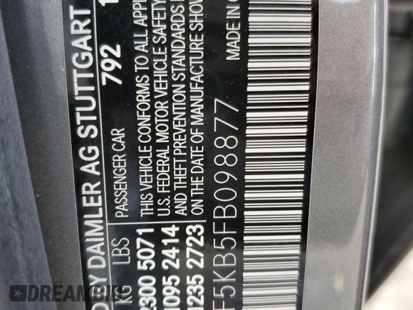 2015 Mercedes-Benz E 350 Sport z VIN WDDHF5KB5FB098877, wystawiony jako Copart lot #56372875 z przebiegiem 27 569 mil mil oraz Szkoda całkowita • Salvage title. Historia ofert i sprzedaży dostępna na DreamBid. Obrazek 12.