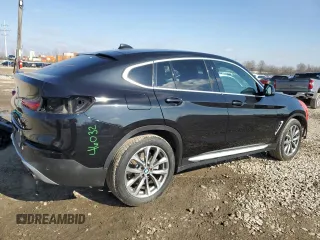 2019 BMW X4 xDrive30i with VIN 5UXUJ3C50KLG54412, listed as a Copart auction lot 43918025 with 83,106 mi miles and Salvage Title. Bid and sale history available at carsss.com. Image 3.