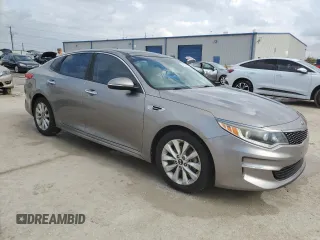 2016 Kia Optima EX with VIN 5XXGU4L34GG068925, listed as a Copart auction lot 84933684 with 108,314 mi miles and Salvage Title. Bid and sale history available at carsss.com. Image 4.
