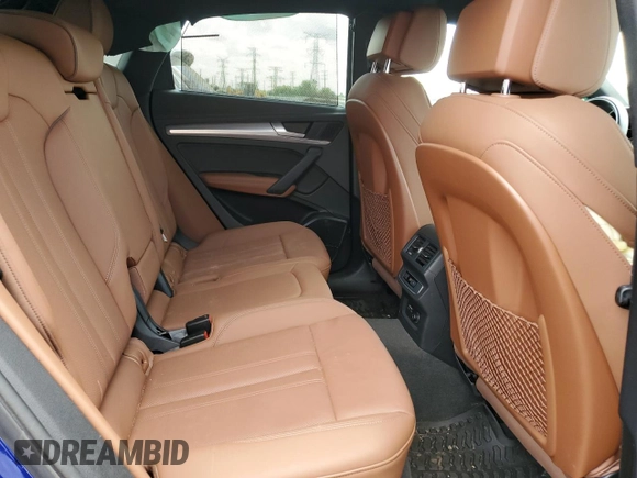 2022 Audi Q5 Sportback S line Premium Plus with VIN WA15AAFY2N2015563, listed as a Copart auction lot 61408015 with 43,561 mi miles and Salvage title. Bid and sale history available at DreamBid. Image 10.