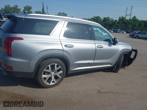 2020 Hyundai Palisade SEL with VIN KM8R4DHE6LU105105, listed as a IAAI auction lot 42552907 with 53,202 mi miles and . Bid and sale history available at DreamBid. Image 4.