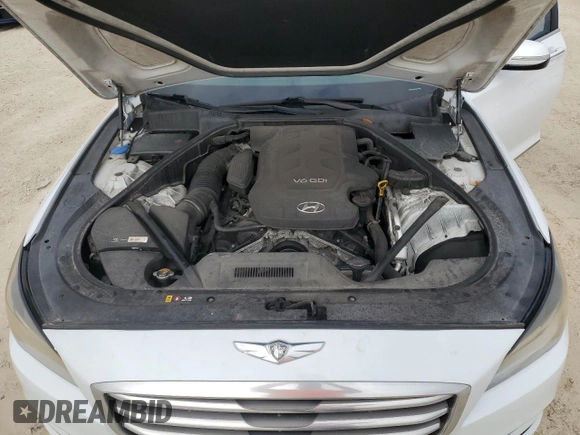 2016 Hyundai Genesis 3.8L with VIN KMHGN4JE9GU139205, listed as a Copart auction lot 73884994 with 0 mi miles and Non Repairable. Bid and sale history available at carsss.com. Image 11.