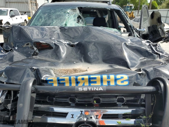 2022 Chevrolet Tahoe Commercial with VIN 1GNSCLED2NR245938, listed as a Copart auction lot 63528714 with 0 mi miles and Salvage Title. Bid and sale history available at carsss.com. Image 12.
