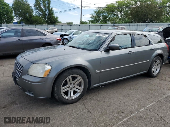2005 Dodge Magnum RT z VIN 2D4GV58235H514773, wystawiony jako Copart lot #56228705 z przebiegiem 53 511 mil mil oraz Szkoda całkowita • Salvage title. Historia ofert i sprzedaży dostępna na DreamBid. Obrazek 1.
