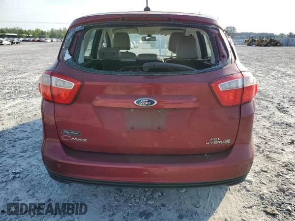 2013 Ford C-Max SEL with VIN 1FADP5BU1DL517988, listed as a Copart auction lot 53284205 with 205,258 mi miles and Salvage Title. Bid and sale history available at DreamBid. Image 6.
