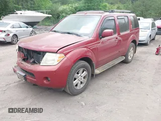 2008 Nissan Pathfinder LE with VIN 5N1AR18U78C646536, listed as a IAAI auction lot 42114345 with 166,698 mi miles and . Bid and sale history available at DreamBid. Image 2.