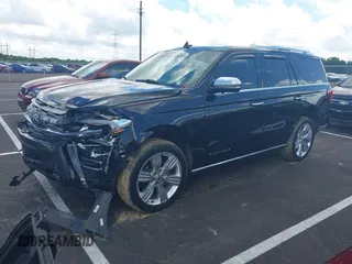 2022 Ford Expedition Platinum with VIN 1FMJU1MT6NEA02232, listed as a IAAI auction lot 42507482 with 18,848 mi miles and . Bid and sale history available at DreamBid. Image 2.