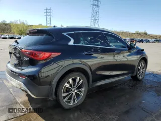 2017 Infiniti QX30 Premium with VIN SJKCH5CR0HA026923, listed as a Copart auction lot 55284585 with 114,868 mi miles and Salvage title. Bid and sale history available at DreamBid. Image 3.